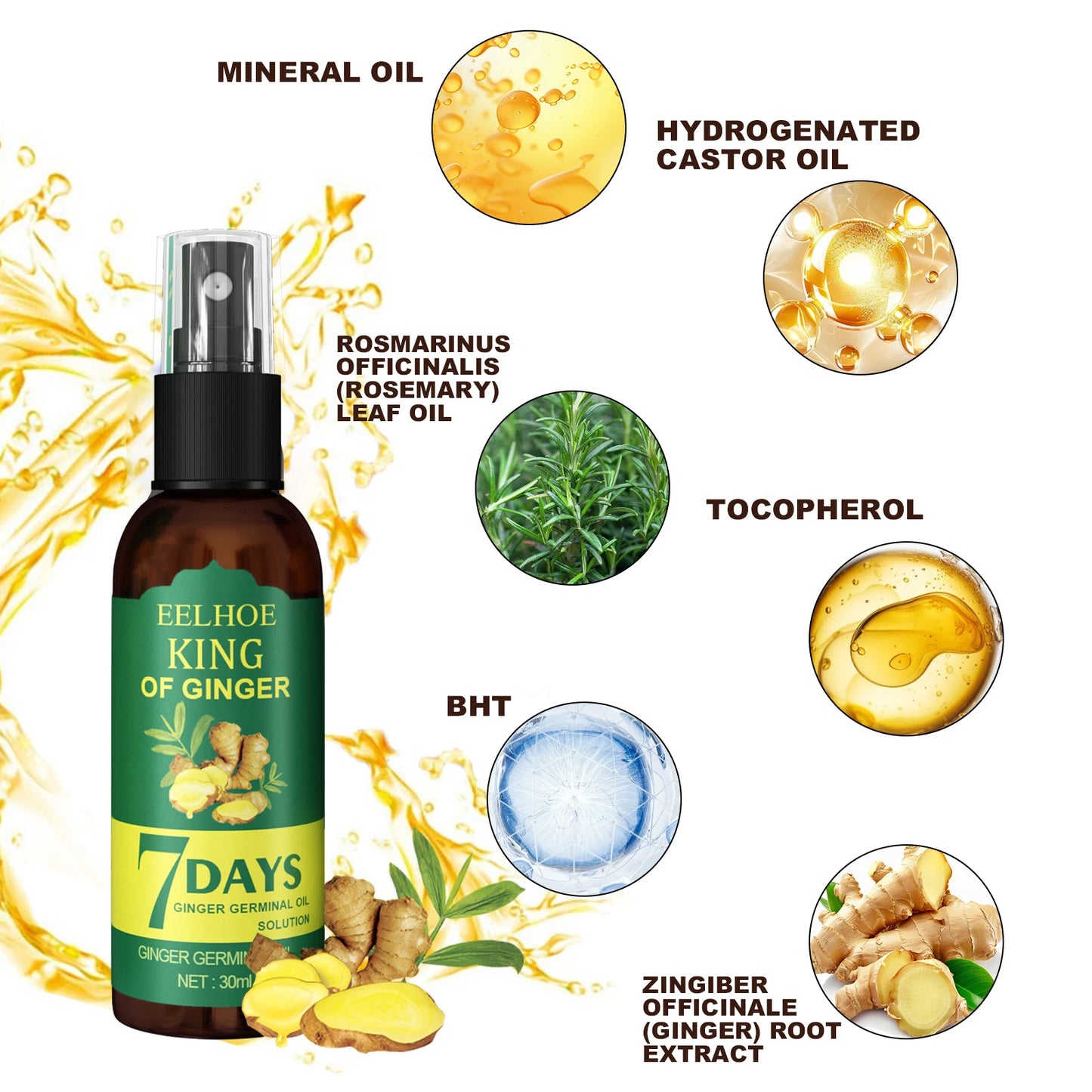 Ginger Care Hair Spray